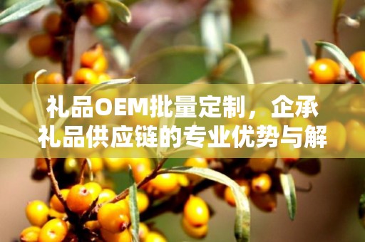 礼品OEM批量定制，企承礼品供应链的专业优势与解决方案